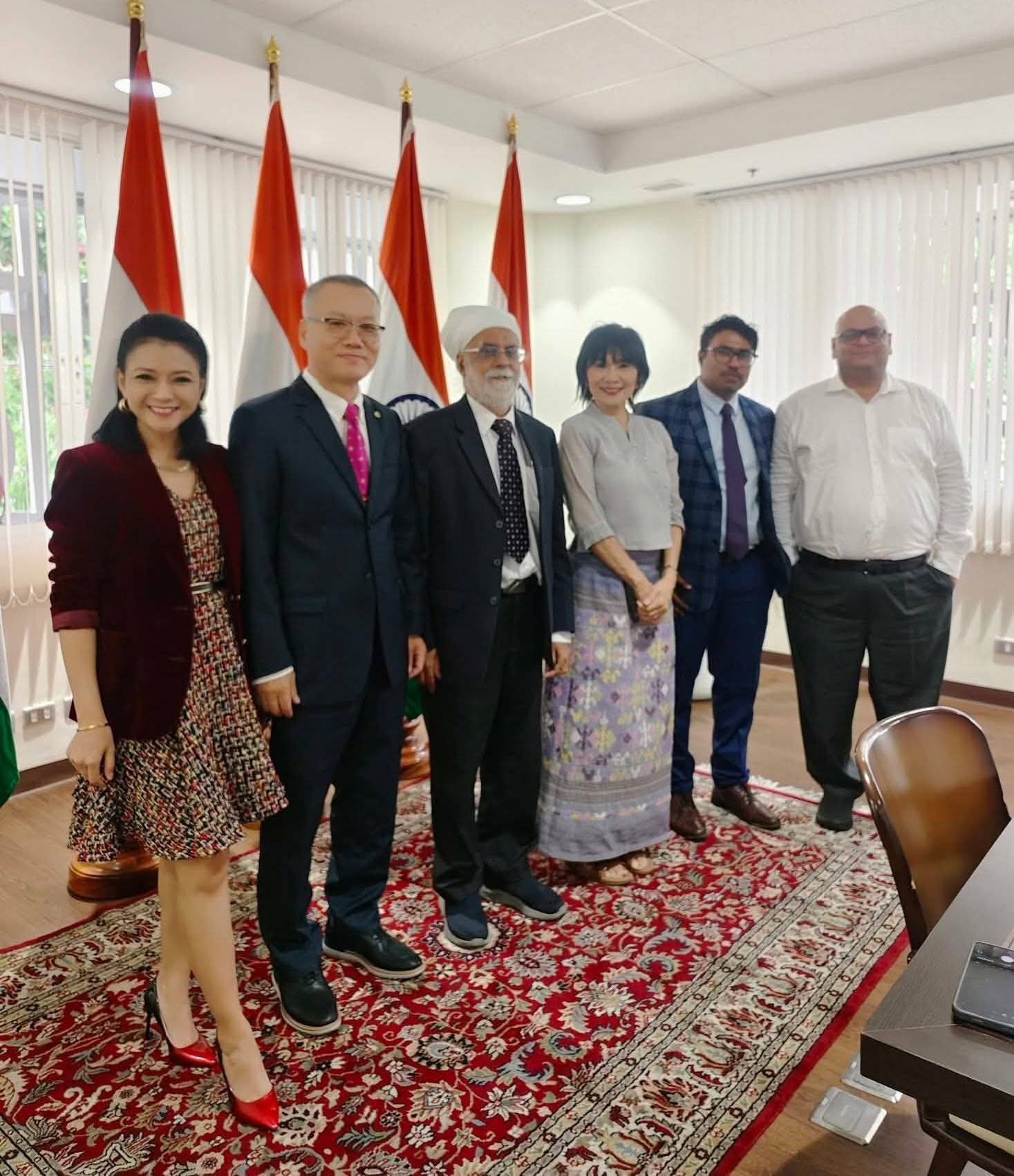 GVTO team meeting with H.E. Mr. Puneet Agrawal – Ambassador of India to Thailand, discussing India–Thailand Business Conclave 2026